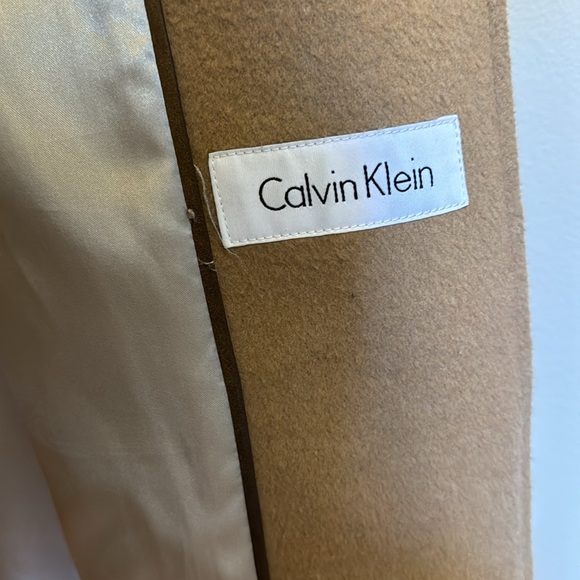 Calvin Klein wool cashmere single breasted coat - Picture 11 of 16